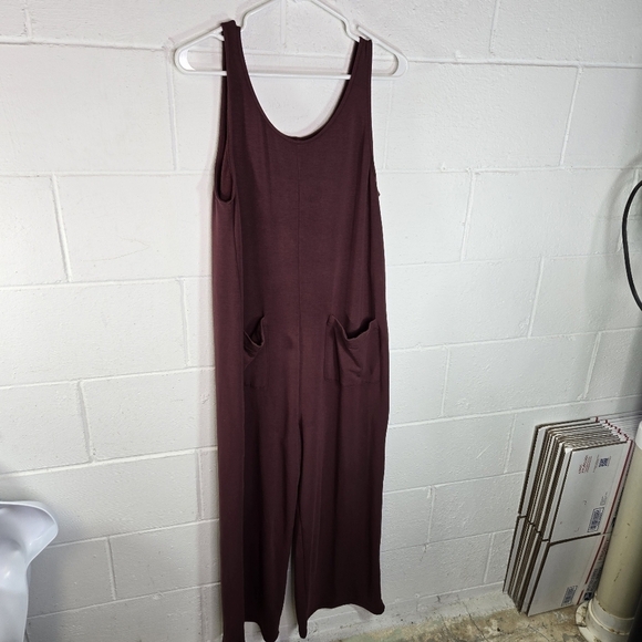 Madewell MWL superbrushed pull on wide leg jumpsuit - Picture 10 of 10